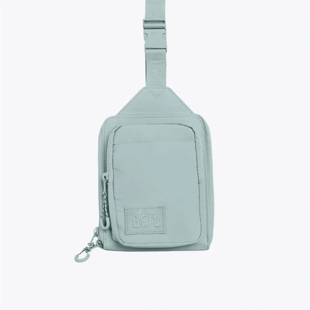 BEIS ~ The Sports Sling in blue Slate BÉIS Sport Sling bag - Picture 1 of 3